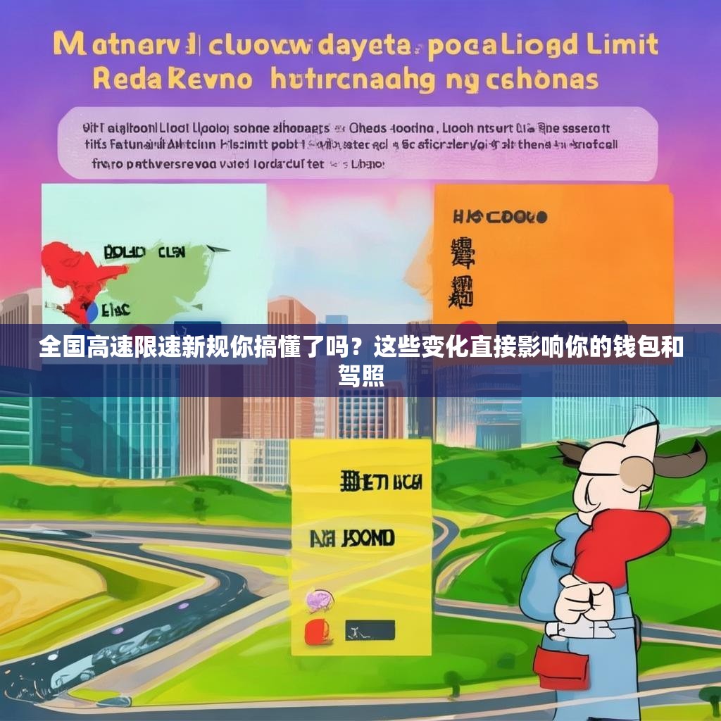 全国高速限速新规你搞懂了吗？这些变化直接影响你的钱包和驾照